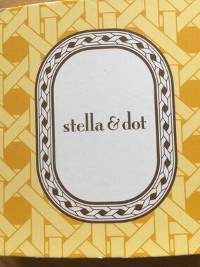New in box Stella & Dot stud ball earrings black and silver